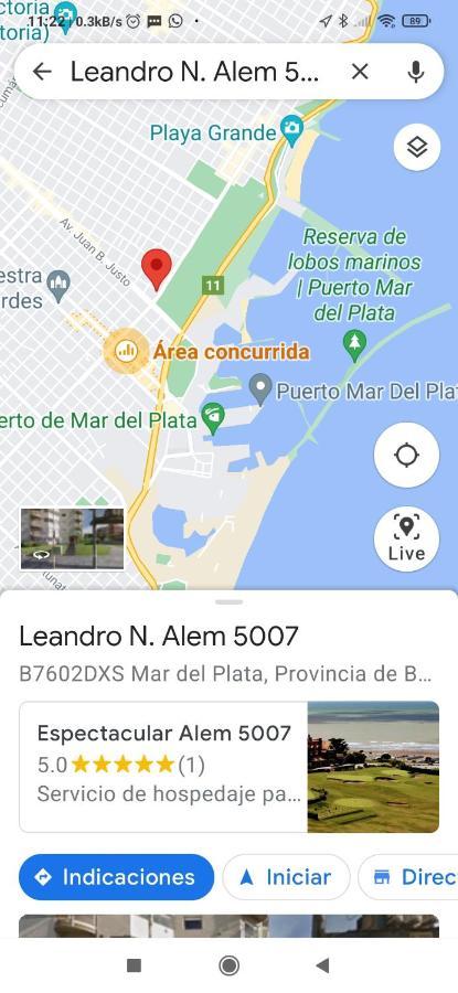 Espectacular Alem 5007 Piso 7 Apartman Mar del Plata Kültér fotó